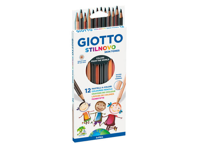 Kleurpotlood Giotto Stilnovo Skin Tones 12 kleuren