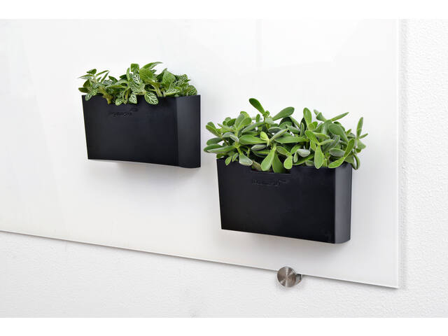 Glasbord accessoirehouder Legamaster zwart