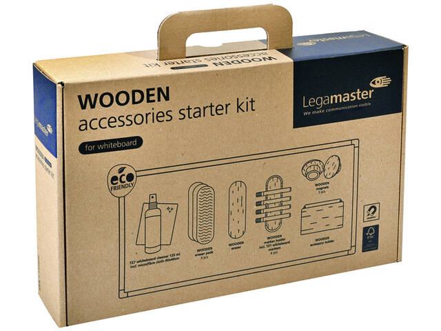 Whiteboard accessoire starterkit Legamaster WOODEN