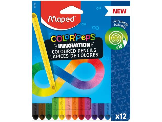 Kleurpotlood Maped ColorPeps Infinity 12 kleuren