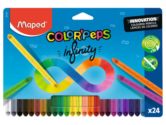 Kleurpotlood Maped ColorPeps Infinity 24 kleuren