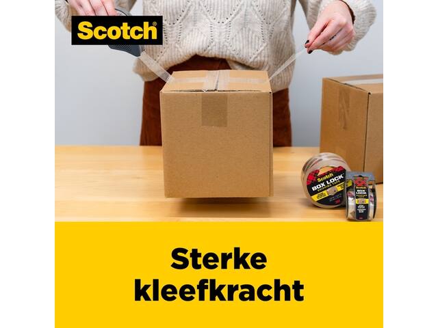 Verpakkingstape Scotch Box Lock 3950-EF 3 stuk