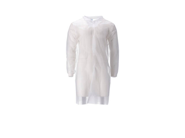 Bezoekersjas CMT XL non-woven drukknopen 104cm wt