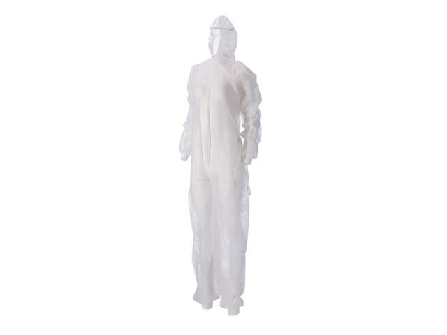 Overall CMT M non-woven ritssluiting PP wit