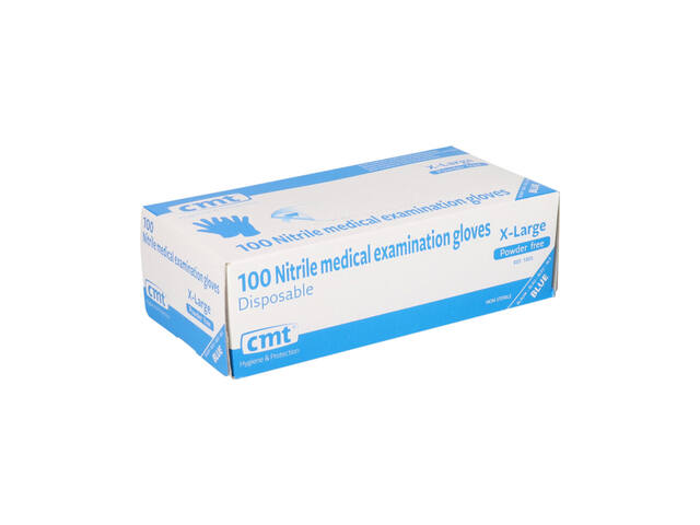 Handschoen CMT XL nitril blauw