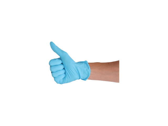 Handschoen CMT XL nitril blauw