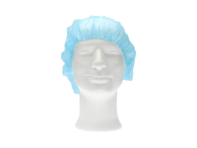 Haarnet CMT bouffant non-woven M 50cm PP blauw