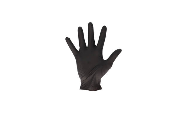 Handschoen CMT M soft nitril zwart