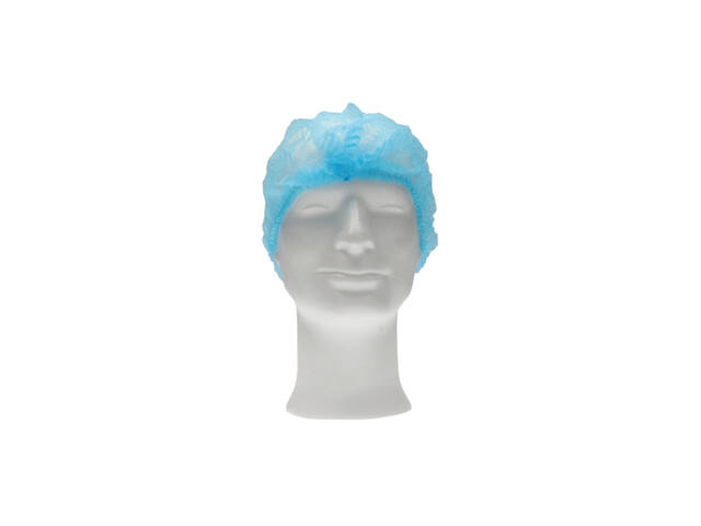 Haarnet CMT clip non-woven L 53cm PP blauw
