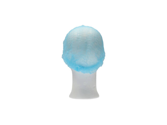 Haarnet CMT clip non-woven L 53cm PP blauw