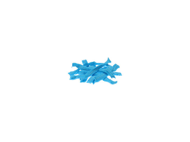 Haarnet CMT clip non-woven L 53cm PP blauw