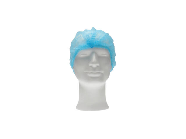 Haarnet CMT clip non-woven M 50cm PP blauw
