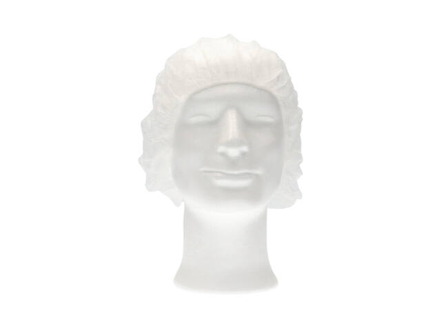 Haarnet CMT bouffant non-woven L 53cm PP wit