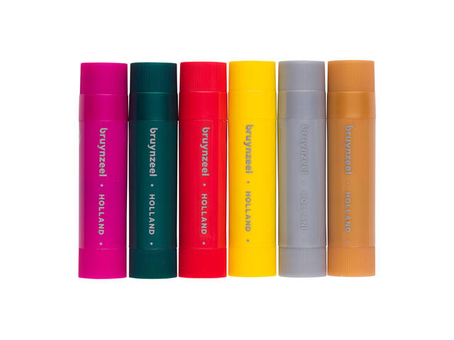 Verfstift Bruynzeel Kids assorti metallic 6 stuks