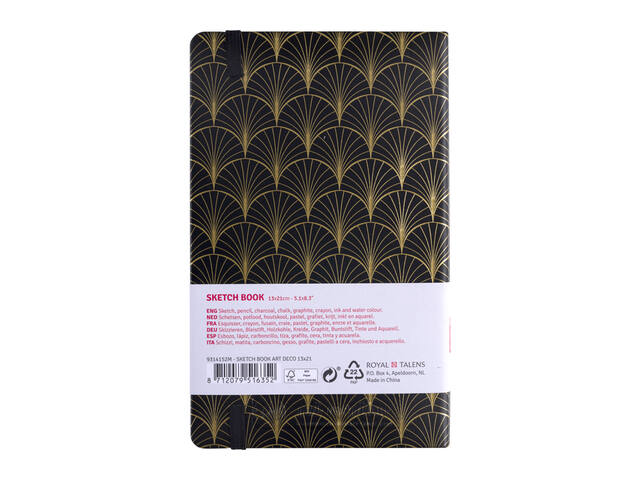 Schetsboek Talens Art Creation 130x210mm art deco