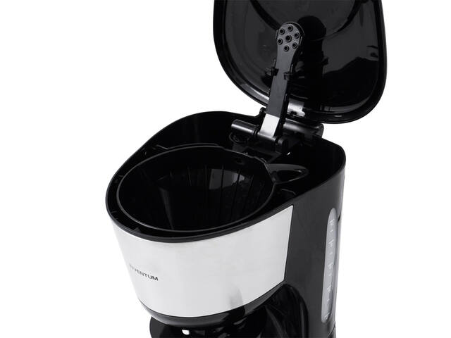 Koffiezetapparaat Inventum 1.25liter zwart met rvs