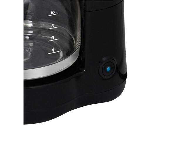 Koffiezetapparaat Inventum 1.25liter zwart met rvs