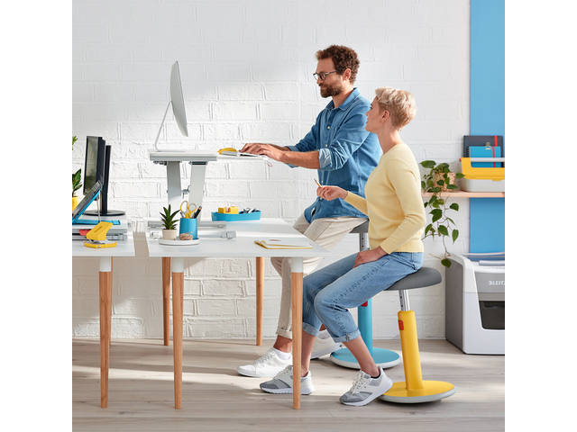 Zit-sta bureau Leitz Ergo Cosy met schuiflade