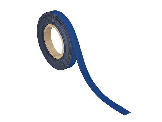 Magneetband MAUL schrijfbaar 10mx20x1mm blauw