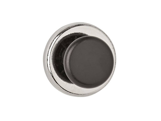 Magneet met knop MAUL O36mm trekkracht 5kg chr/zw