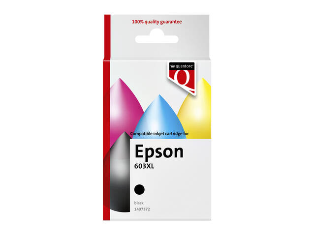 Inktcartridge Quantore Epson 603XL zwart