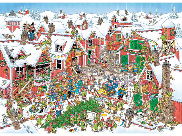 Puzzel JvH Santa s Village 1000st