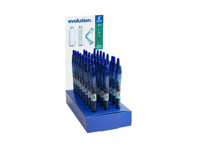 Gelschrijver PILOT Begreen B2P blauw displ a 24st