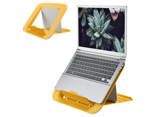 Laptopstandaard Leitz Ergo Cosy geel