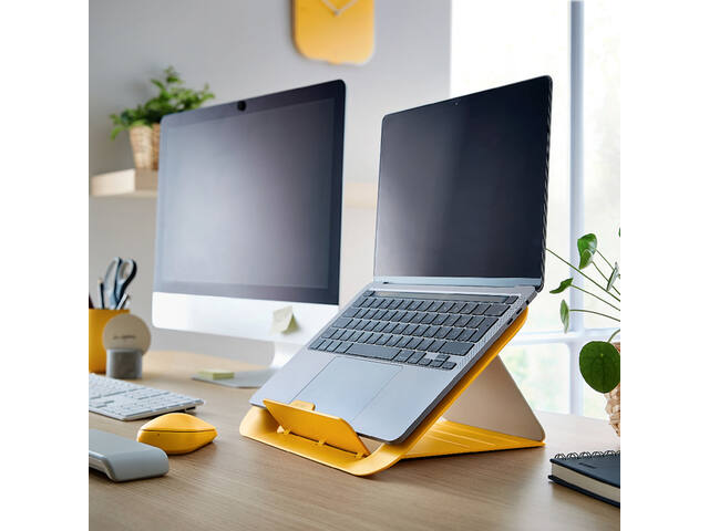 Laptopstandaard Leitz Ergo Cosy geel