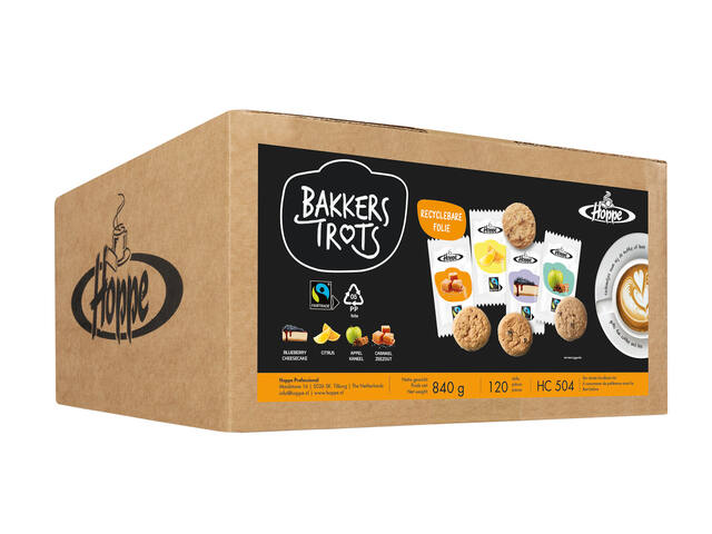 Koekjes Hoppe Bakkers Trots fairtrade koekjesmix