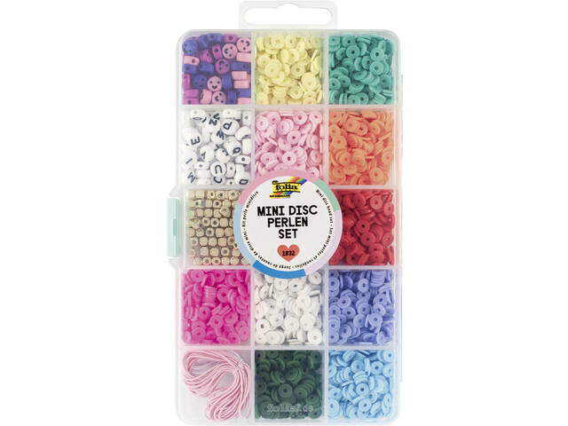 Kralenset Folia mini disc 1832-delig assorti
