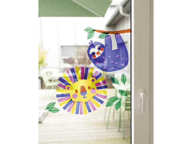 Raamfolie Folia 23x33cm 10 vel 10 kleuren