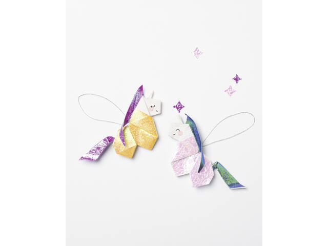 Vouwblaadjes Folia 75gr 14x14cm 50v 2z iris ass kl