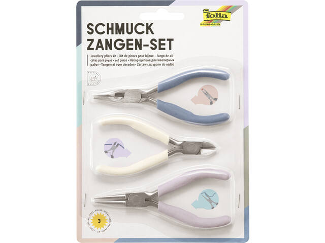 Sierraden tangen Folia set a 3st