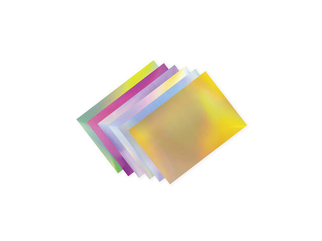 Regenboogpapier en karton Folia 24x34 12vel 6tint