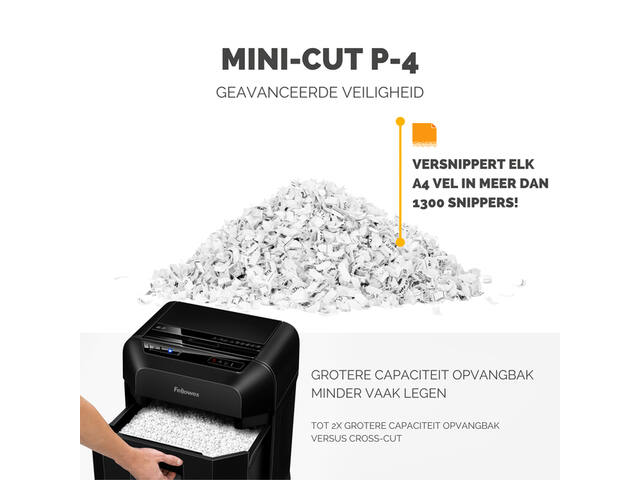 Papiervernietiger Fellowes Automax 80M 4x12mm