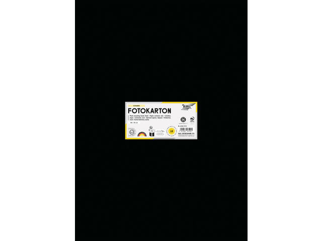 Fotokarton Folia 300gr 50x70cm 90 zwart