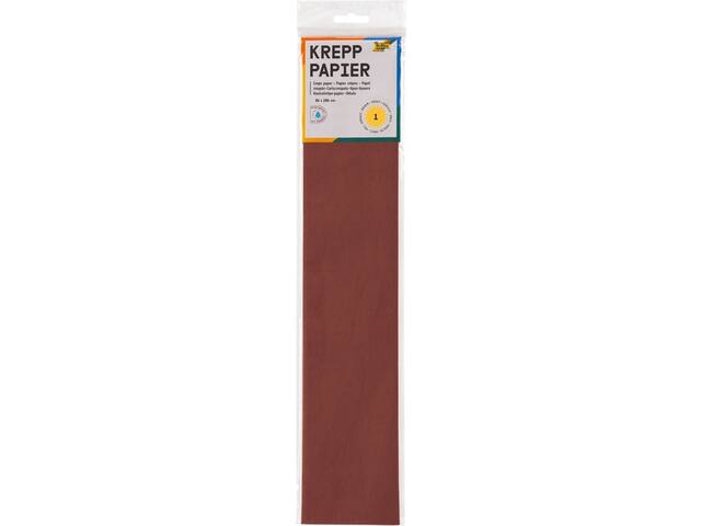 Crepepapier Folia 50x250cm 10vel 161 kastanjebruin