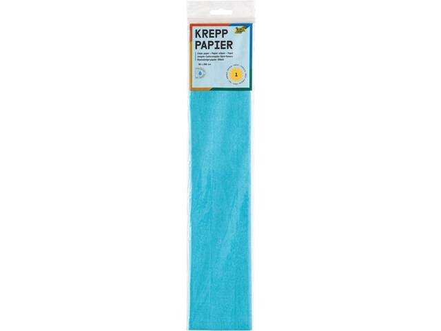 Crepepapier Folia 50x250cm 10vel 120 lichtblauw