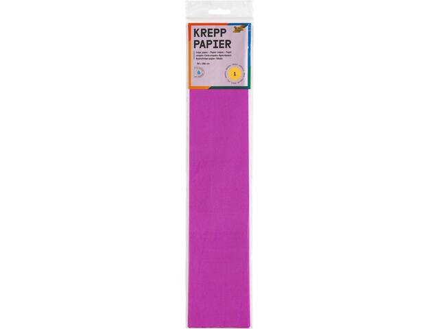 Crepepapier Folia 50x250cm 10vel 154 donkerroze