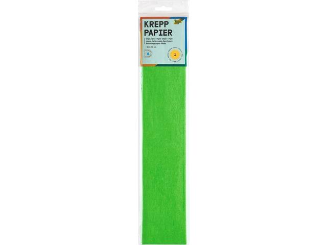 Crepepapier Folia 50x250cm 10vel 140 geelgroen