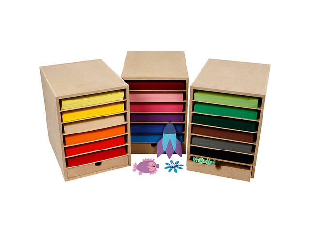 Papier opslag Crea Com hxbxd 31.5x24.3x32cm MDF