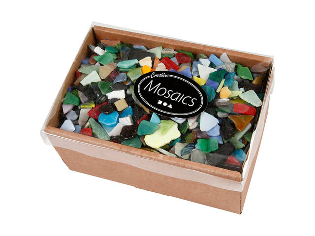 Mozaiek Crea Com grootte 8-20mm dikte 2-3mm 2kg