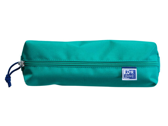Pennenetui Oxford rechthoek turquoise