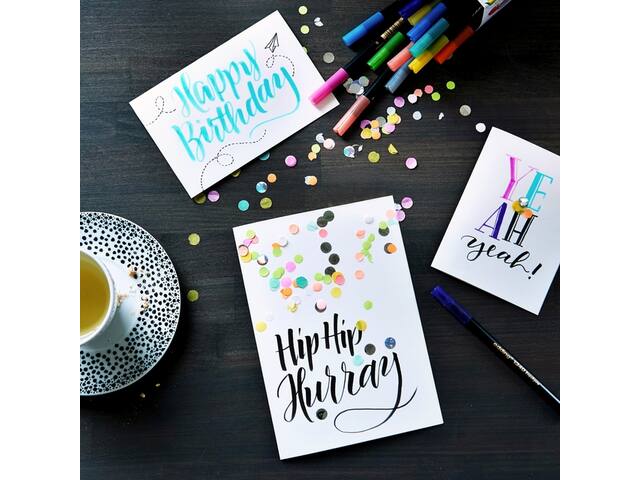 Brushpen edding 1340 letteringset assorti