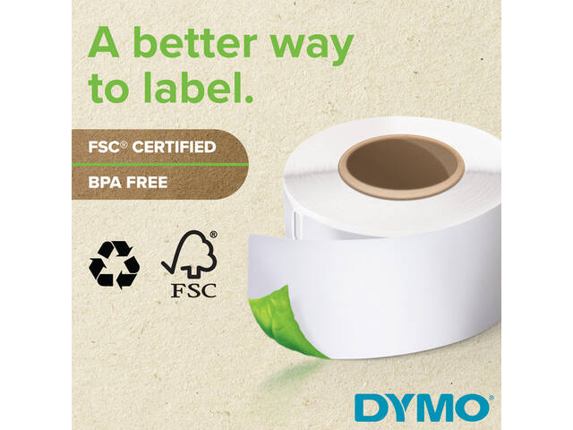 Etiket Dymo LabelWriter adressering 25x54 12st wit