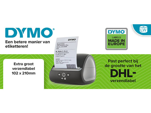 Etiket Dymo LabelWriter 5XL verzend 102x210 6st