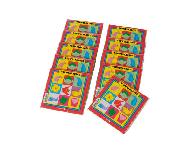 Vouwblaadjes Papurys vierkant 20x20cm