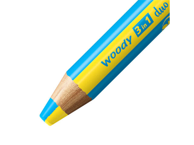Kleurpotlood STABILO 882 woody 3 in 1 5st assorti