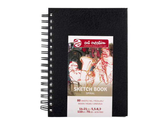 Schetsboek Talens Art Creation 140x210mm zwart